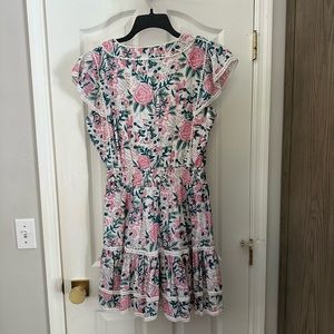 Madison Matthews cotton summer dress in Size L